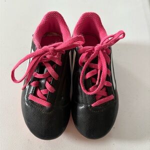 adidas Kids Shoes Black and Pink